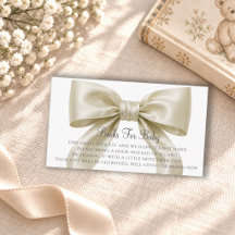 Champagner-Satin-Schleifen-Baby-Shower-Bücher für
