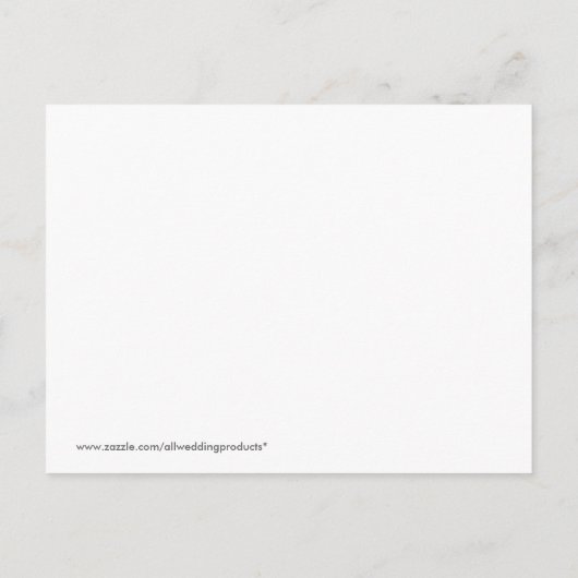 Champagner Save the Date Ankündigungspostkarte (Rückseite)