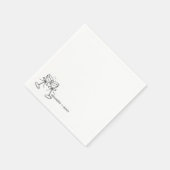 Champagner-Schale Serviette (Ecke)