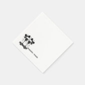 Champagner-Schale Serviette (Ecke)