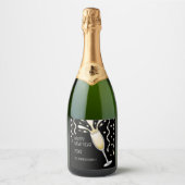 Champagner Schaumweinetikett (Vorderseite)