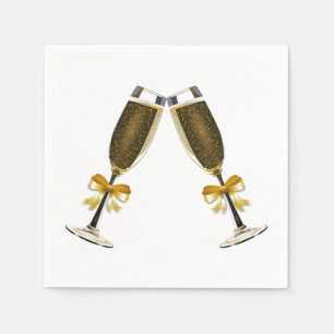 Champagner Serviette