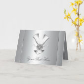 Champagner Silberne 25-jährige Jubiläumskarten Karte (Gelbe Blume)