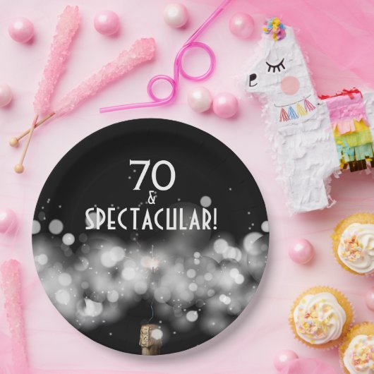 Champagner & Sparkler 70 & spektakuläre Teller (Party)