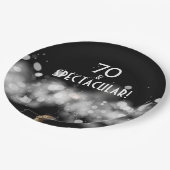 Champagner & Sparkler 70 & spektakuläre Teller (Schrägansicht)