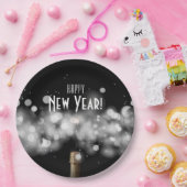 Champagner & Sparkler Silvester Paper Teller (Party)