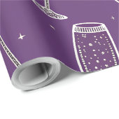 Champagner Starlight Premium Wrapping Paper Geschenkpapier (Rolleneckpunkt)