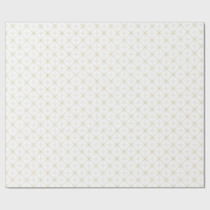 Champagner-Sternenburst-Diamantmuster Geschenkpapier