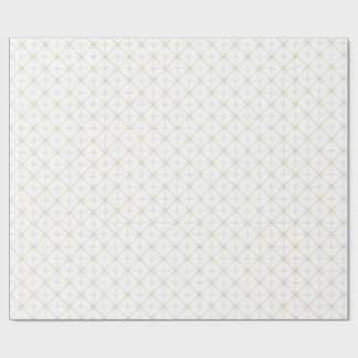 Champagner-Sternenburst-Diamantmuster Geschenkpapier