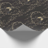 Champagner-Thema im neuen Jahr Geschenkpapier (Ecke)