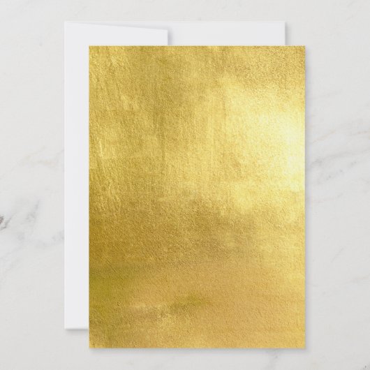 Champagner Toast Gold Text Engagement Party II Einladung (Rückseite)