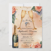 Champagner Toast to New Beginns: Ein Party der Sch Einladung (Vorderseite)