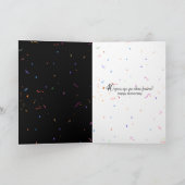 Champagner Toast zum 40. Jubiläum Karte (Innenseite)