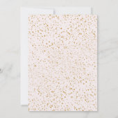 Champagner Tower Gold Text Blush Engagement Party Einladung (Rückseite)