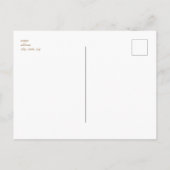 Champagner Tower Gold Text White Engagement Party Postkarte (Rückseite)