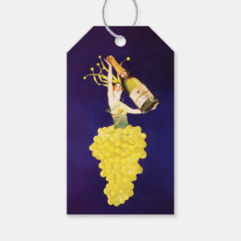 Champagner-Trauben Geschenkanhänger