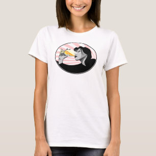 Champagner-Trink-Propaganda-Stil T-Shirt