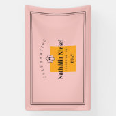 Champagner-Trinkspruch Banner (Vertikal)