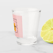Champagner-Trinkspruch Schnapsglas (Rechts)