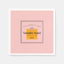 Champagner-Trinkspruch Serviette