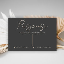 Champagner und Black Wedding UAWG Einladung