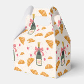 Champagner und Croissants Geschenkschachtel (Rückseite)