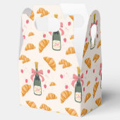Champagner und Croissants Geschenkschachtel (Geöffnet)