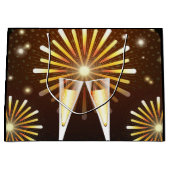 Champagner- und Feuerwerk-Feier Große Geschenktüte (Vorderseite)
