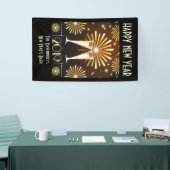 Champagner und Feuerwerk Silvester 2019 Banner (Messeveranstaltung)