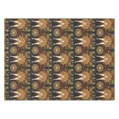 Champagner und Feuerwerk Silvester 2019 Muster Tischdecke (Vorderseite (Horizontal))