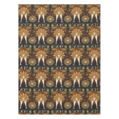 Champagner und Feuerwerk Silvester 2019 Muster Tischdecke (Vorderseite)