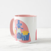 Champagner und Fries Tasse (Vorderseite Links)