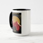 Champagner und Sass-Tasse Tasse (Vorderseite Links)