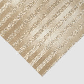 Champagner Weihnachten: Glittery Gold Streifen Seidenpapier (Ausschnitt)