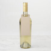 Champagnerbeige Flaschenanhänger (Auf Flasche)