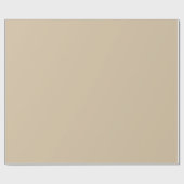 Champagnerbeige Geschenkpapier (Flach)