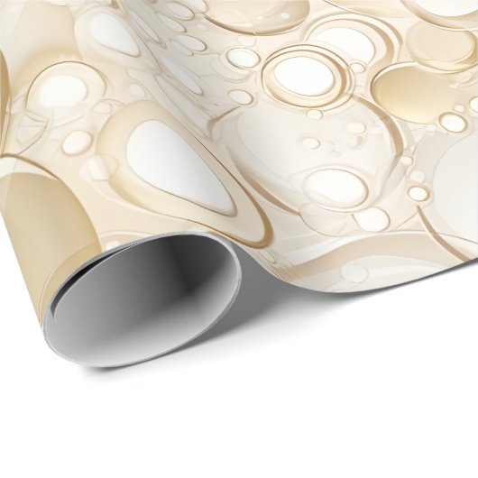 Champagnerbläschen Brautparty Wrapping Paper Geschenkpapier (Rolleneckpunkt)