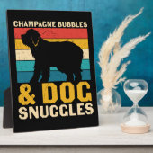 Champagnerbläschen Fotoplatte (Seite)