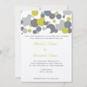 Champagnerblasen Einladung (Vorderseite)