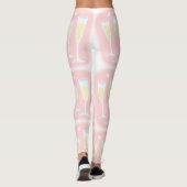 Champagnerbrille Leggings (Rückseite)