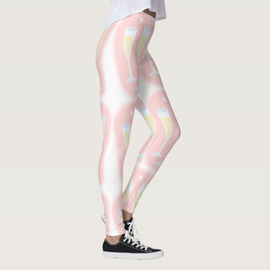 Champagnerbrille Leggings (Rechts)