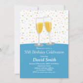 Champagnerbrunch und Bubbly Einladung (Vorderseite)