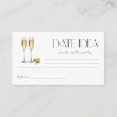 Champagnerbrunch und Party mit Bubbly Begleitkarte (Vorderseite)