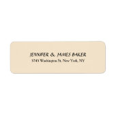 Champagnerfarbe Einzigartiger, kreativer Name (Vorne)