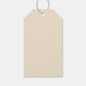 Champagnerfarbe Geschenkanhänger (Rückseite)