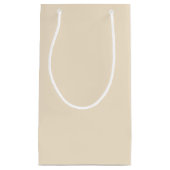 Champagnerfarbe Kleine Geschenktüte (Vorderseite)