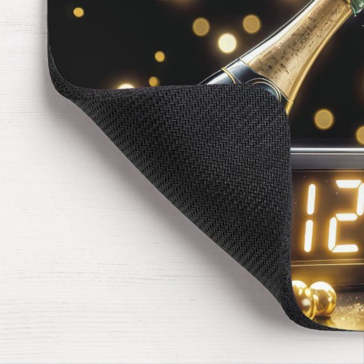 Champagnerfeier im neuen Jahr Mousepad (Ecke)