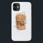 Champagnerfeier ohne Korken Case-Mate iPhone Hülle<br><div class="desc">Ein Champagnerkork sitzt über einer weißen Kulisse.</div>