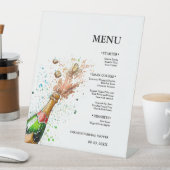 Champagnerflasche Brautparty Party Sockelschild (In Situ)