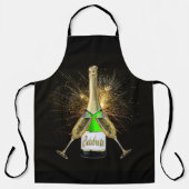 Champagnerflasche Celebrate  Schürze (Vorderseite)